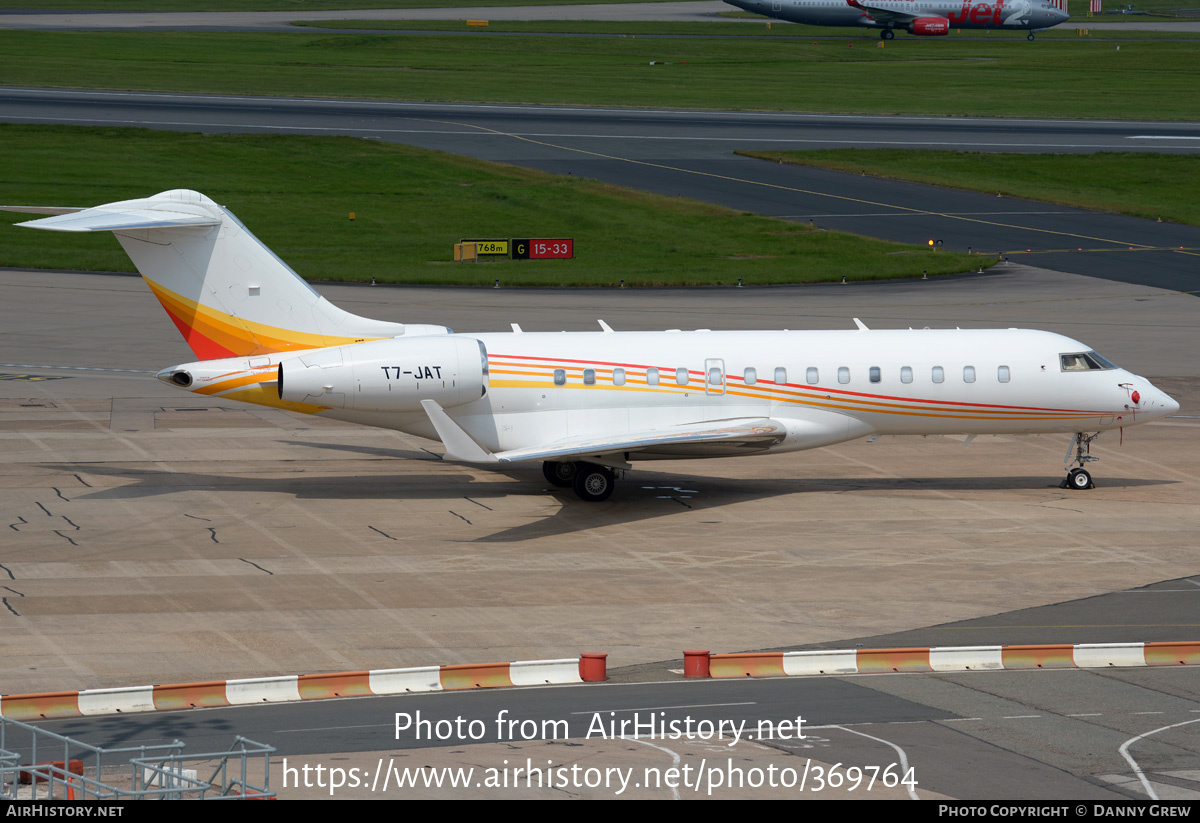 Aircraft Photo of T7-JAT | Bombardier Global Express (BD-700-1A10) | AirHistory.net #369764