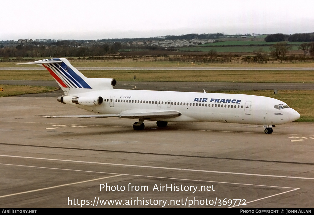 Aircraft Photo of F-GCDD | Boeing 727-228/Adv | Air France | AirHistory.net #369772