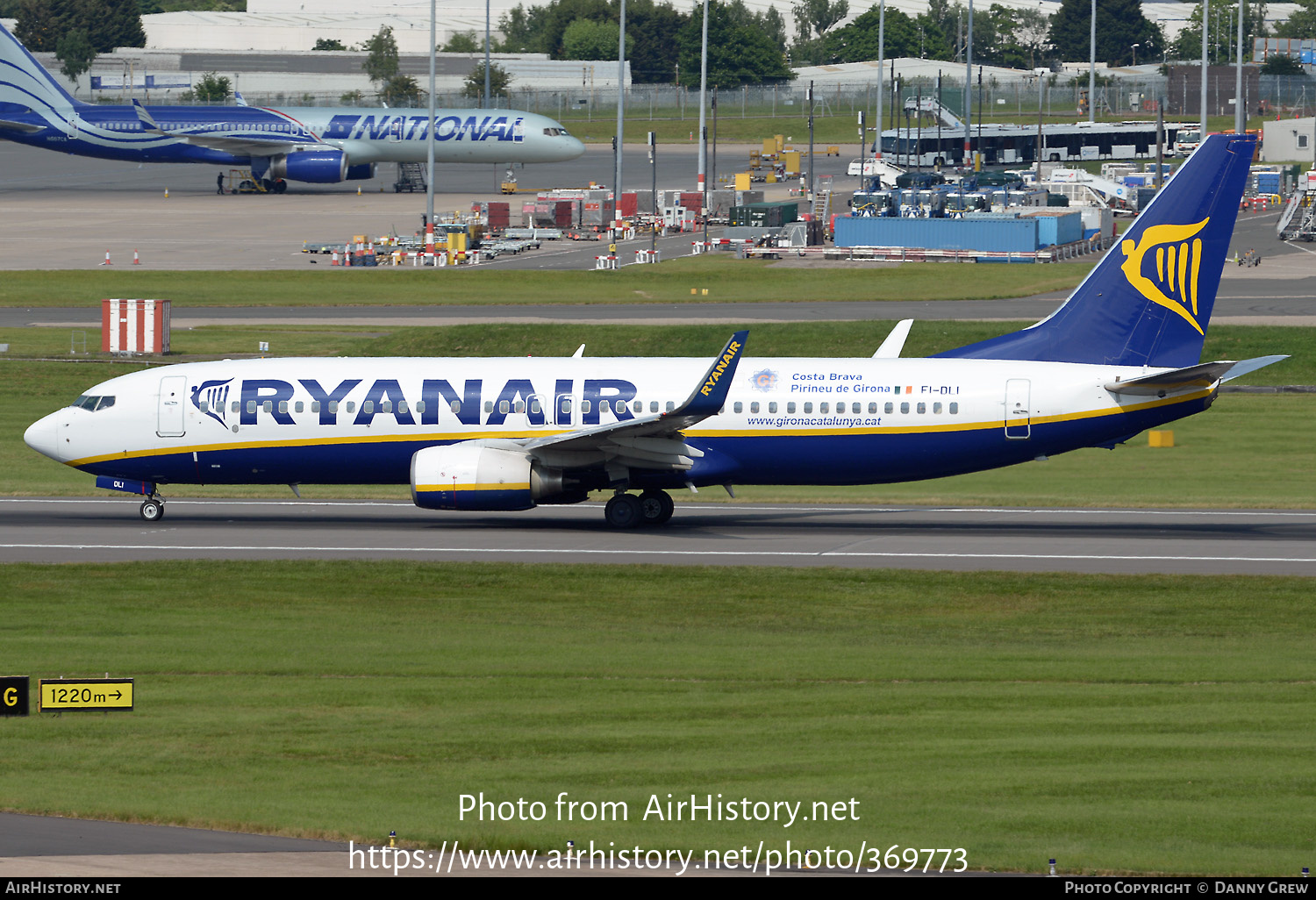 Aircraft Photo of EI-DLI | Boeing 737-8AS | Ryanair | AirHistory.net #369773