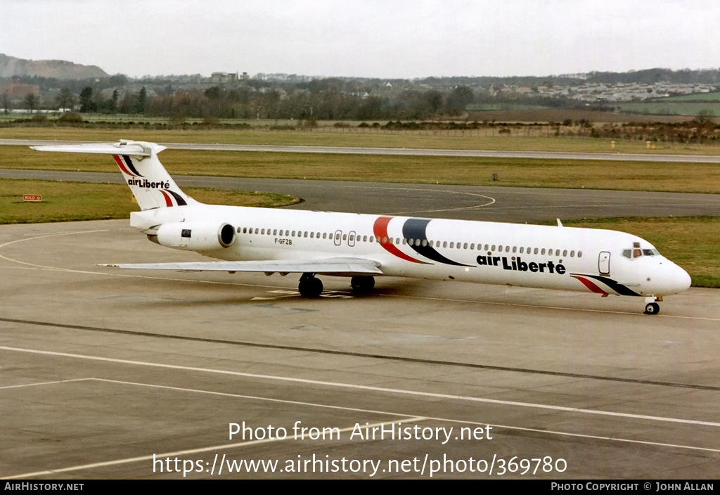 Aircraft Photo of F-GFZB | McDonnell Douglas MD-83 (DC-9-83) | Air Liberté | AirHistory.net #369780