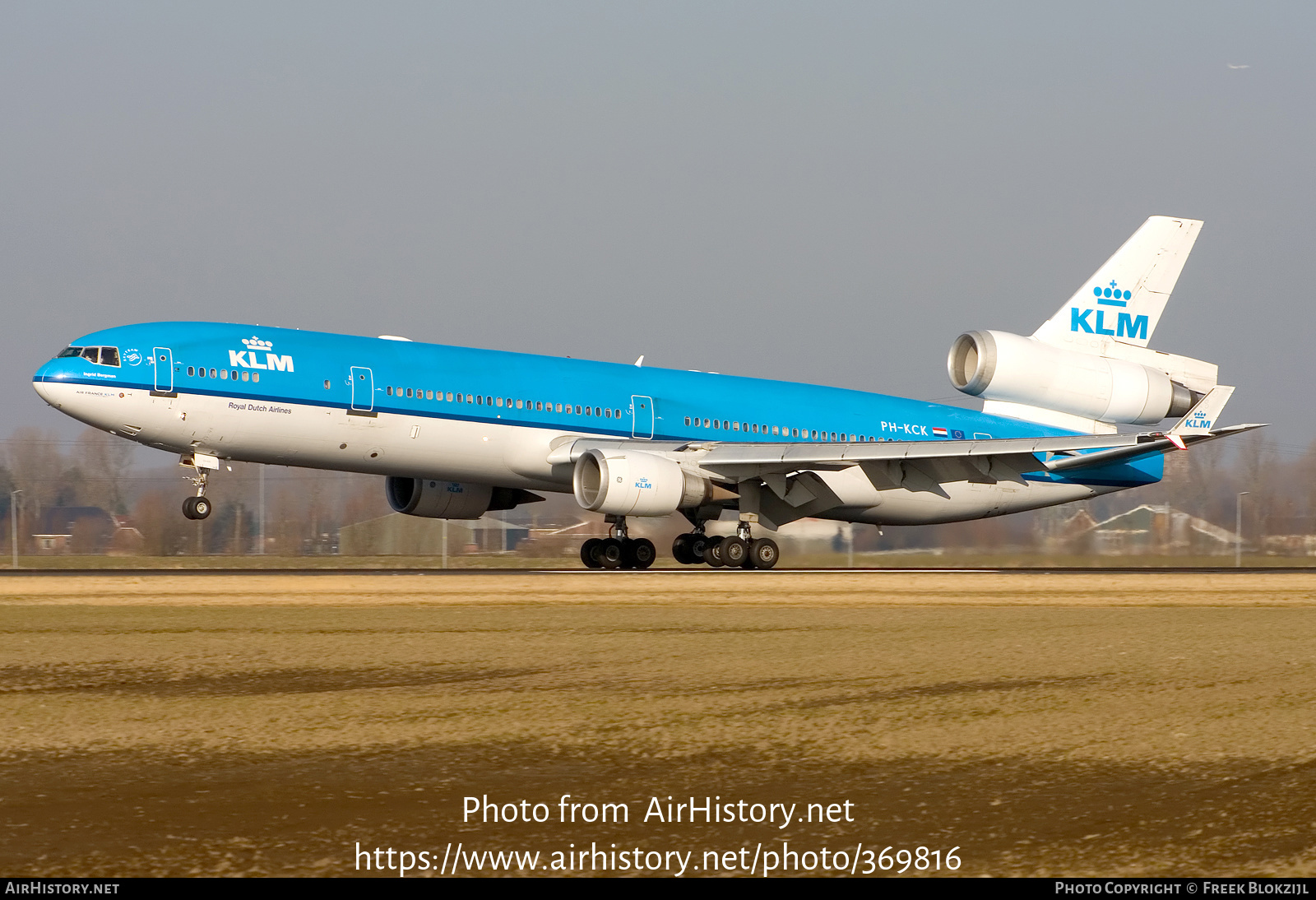 Aircraft Photo of PH-KCK | McDonnell Douglas MD-11 | KLM - Royal Dutch Airlines | AirHistory.net #369816