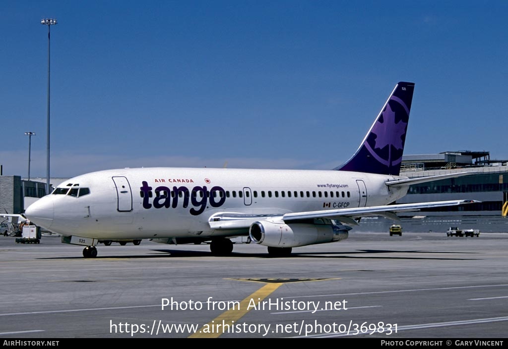 Aircraft Photo of C-GFCP | Boeing 737-217/Adv | Air Canada Tango | AirHistory.net #369831