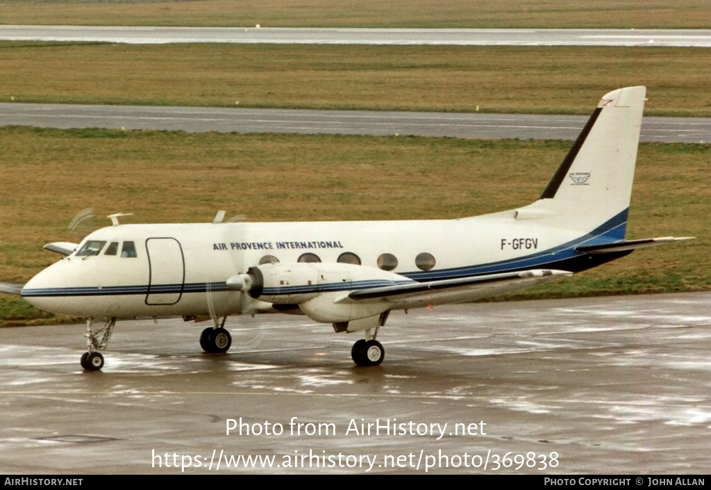 Aircraft Photo of F-GFGV | Grumman G-159 Gulfstream I | Air Provence International | AirHistory.net #369838