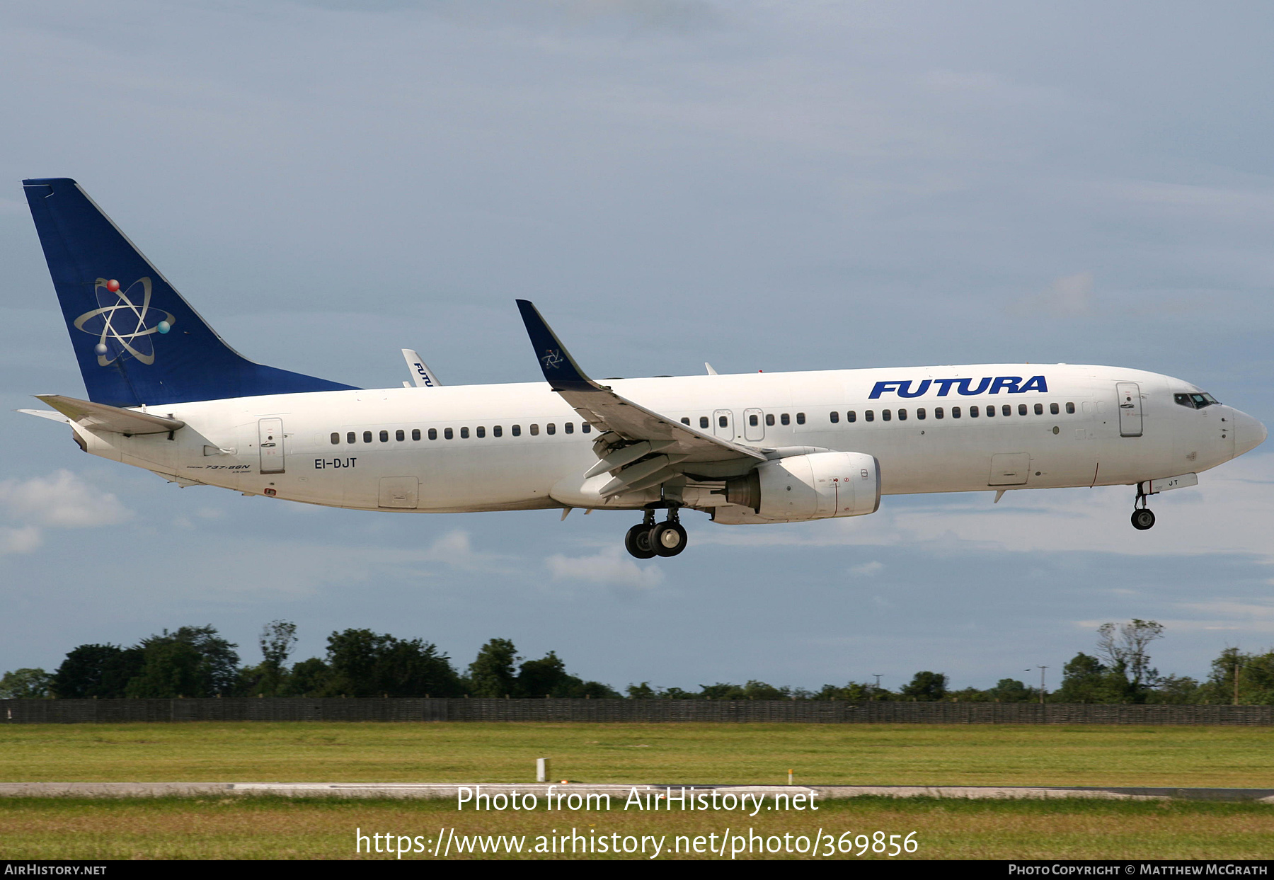 Aircraft Photo of EI-DJT | Boeing 737-86N | Futura International Airways | AirHistory.net #369856