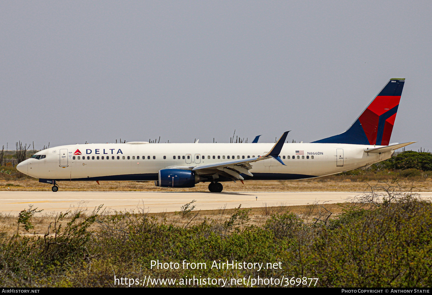 Aircraft Photo of N866DN | Boeing 737-932/ER | Delta Air Lines | AirHistory.net #369877