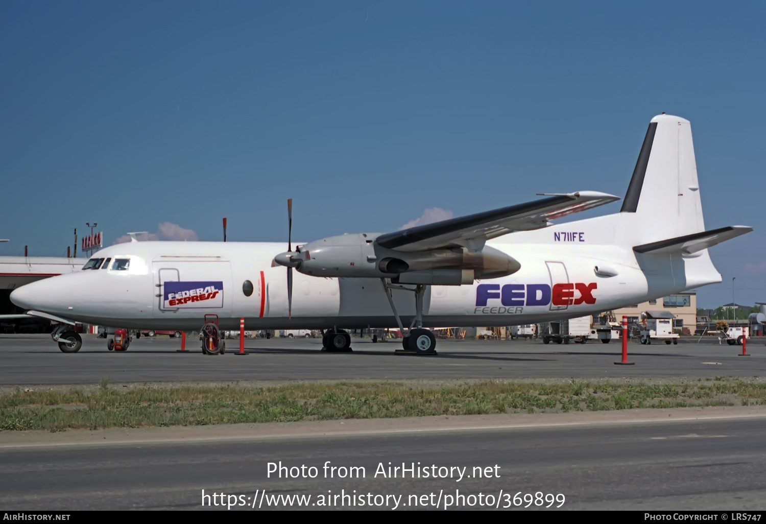 Aircraft Photo of N711FE | Fokker F27-500 Friendship | FedEx Feeder | AirHistory.net #369899