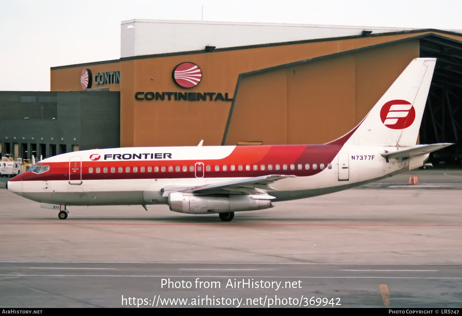 Aircraft Photo of N7377F | Boeing 737-291 | Frontier Airlines | AirHistory.net #369942