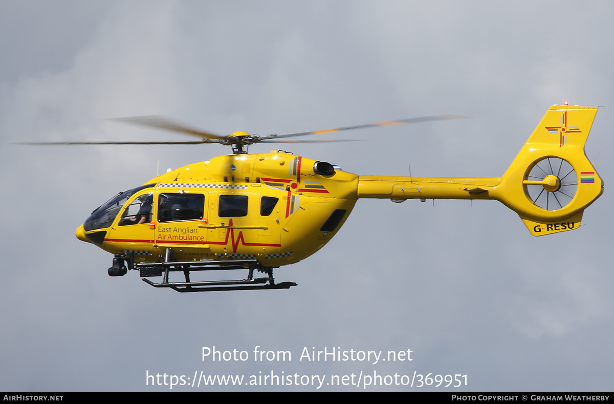 Aircraft Photo of G-RESU | Airbus Helicopters H-145 (BK-117D-2) | East Anglian Air Ambulance | AirHistory.net #369951