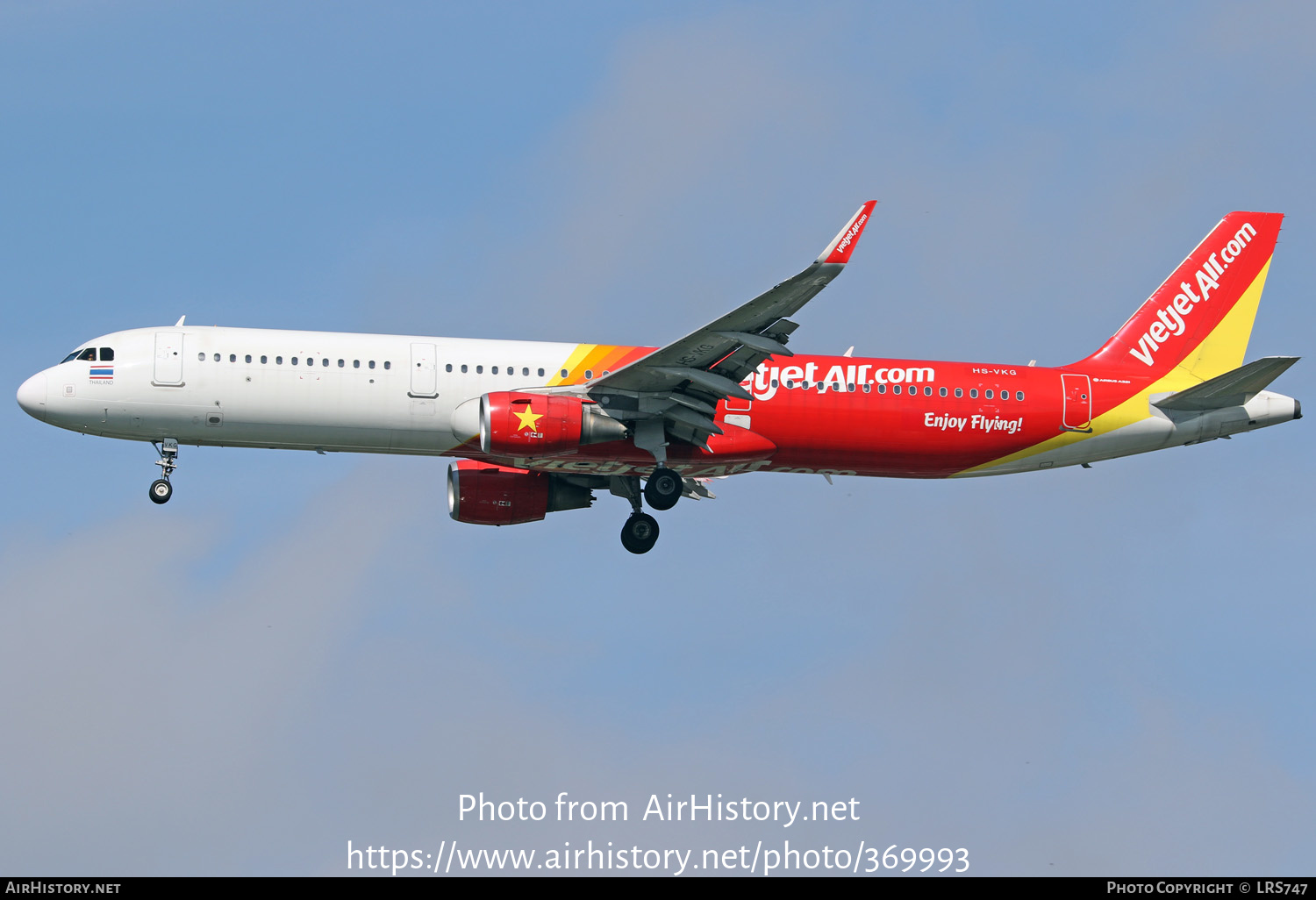 Aircraft Photo of HS-VKG | Airbus A321-211 | VietJet Air Thailand | AirHistory.net #369993