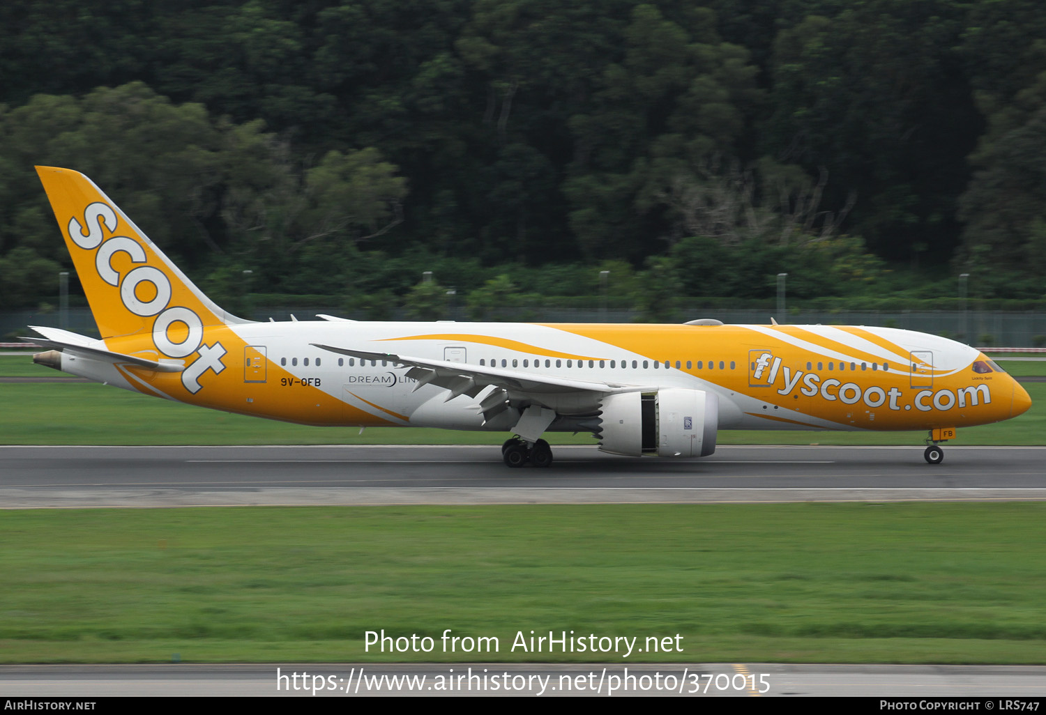 Aircraft Photo of 9V-OFB | Boeing 787-8 Dreamliner | Scoot | AirHistory.net #370015