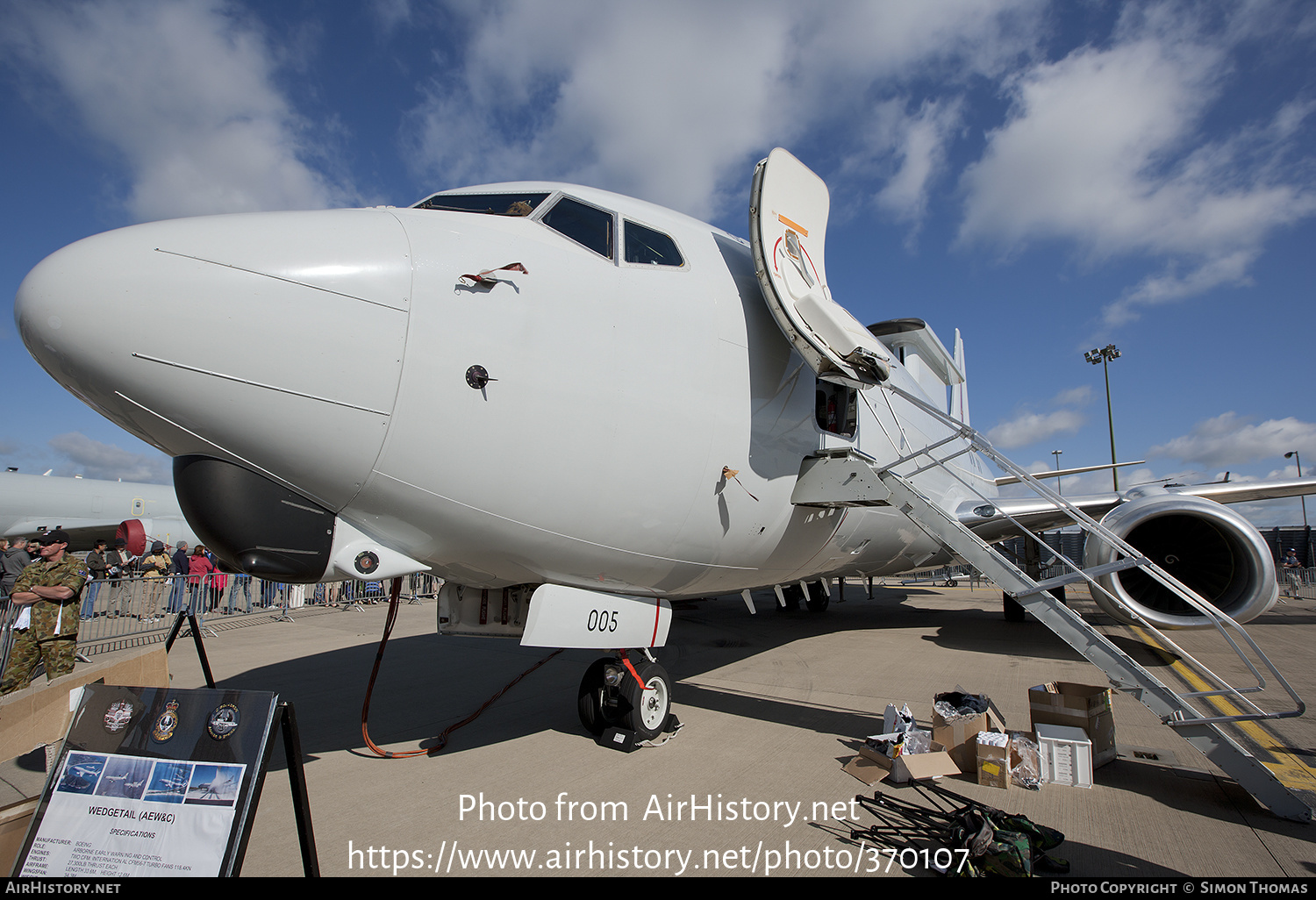 Aircraft Photo of A30-005 | Boeing E-7A Wedgetail | Australia - Air Force | AirHistory.net #370107