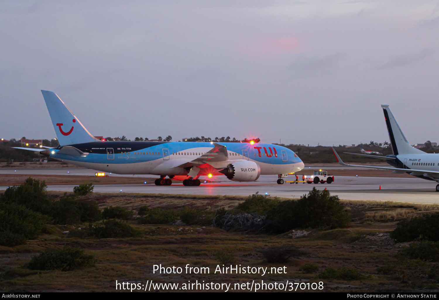 Aircraft Photo of PH-TFM | Boeing 787-8 Dreamliner | TUI | AirHistory.net #370108