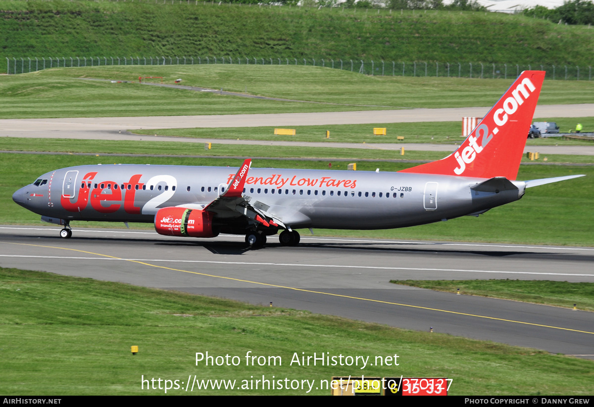 Aircraft Photo of G-JZBB | Boeing 737-800 | Jet2 | AirHistory.net #370127