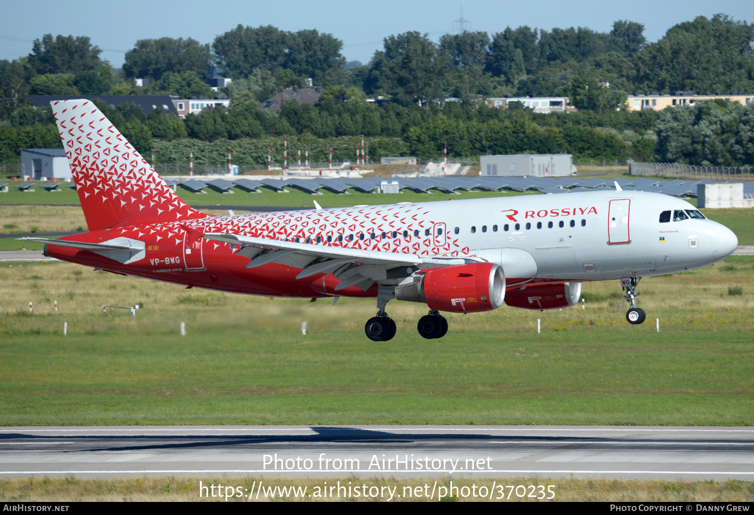 Aircraft Photo of VP-BWG | Airbus A319-111 | Rossiya - Russian Airlines | AirHistory.net #370235