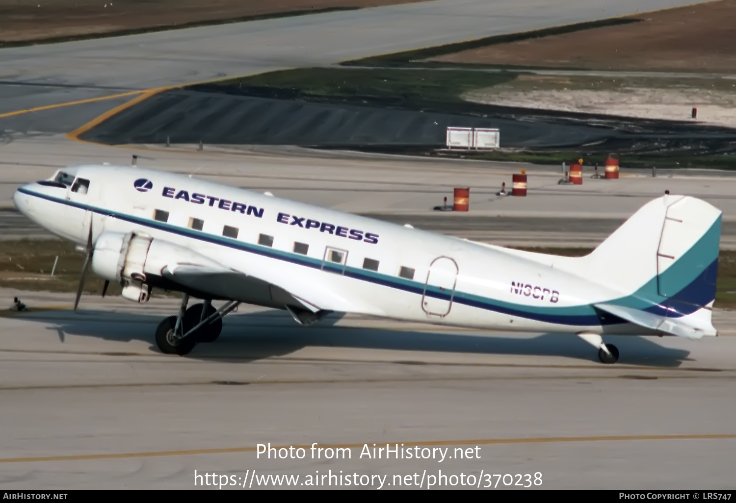 Aircraft Photo of N139PB | Douglas DC-3-314A | Eastern Express | AirHistory.net #370238