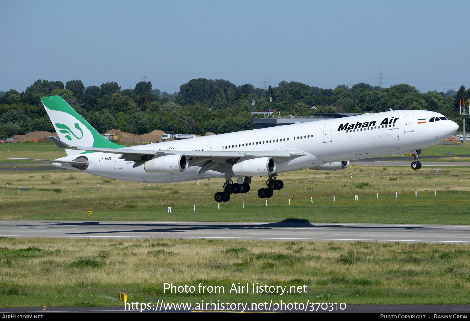 Aircraft Photo of EP-MMT | Airbus A340-313X | Mahan Air | AirHistory.net #370310