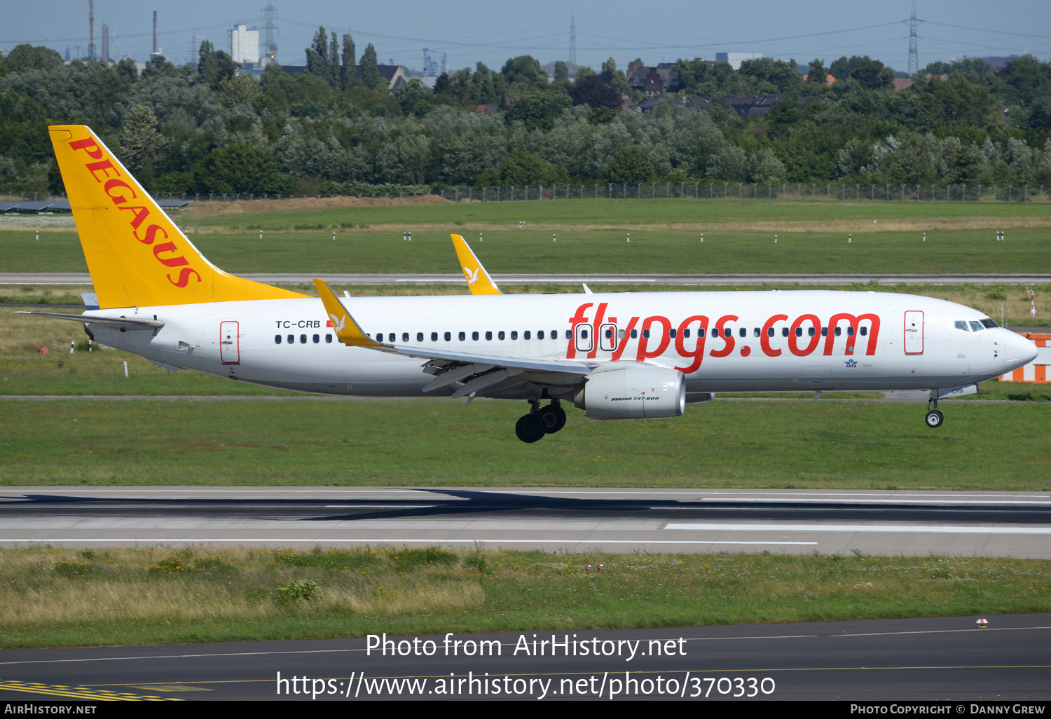 Aircraft Photo of TC-CRB | Boeing 737-8AL | Pegasus Airlines | AirHistory.net #370330