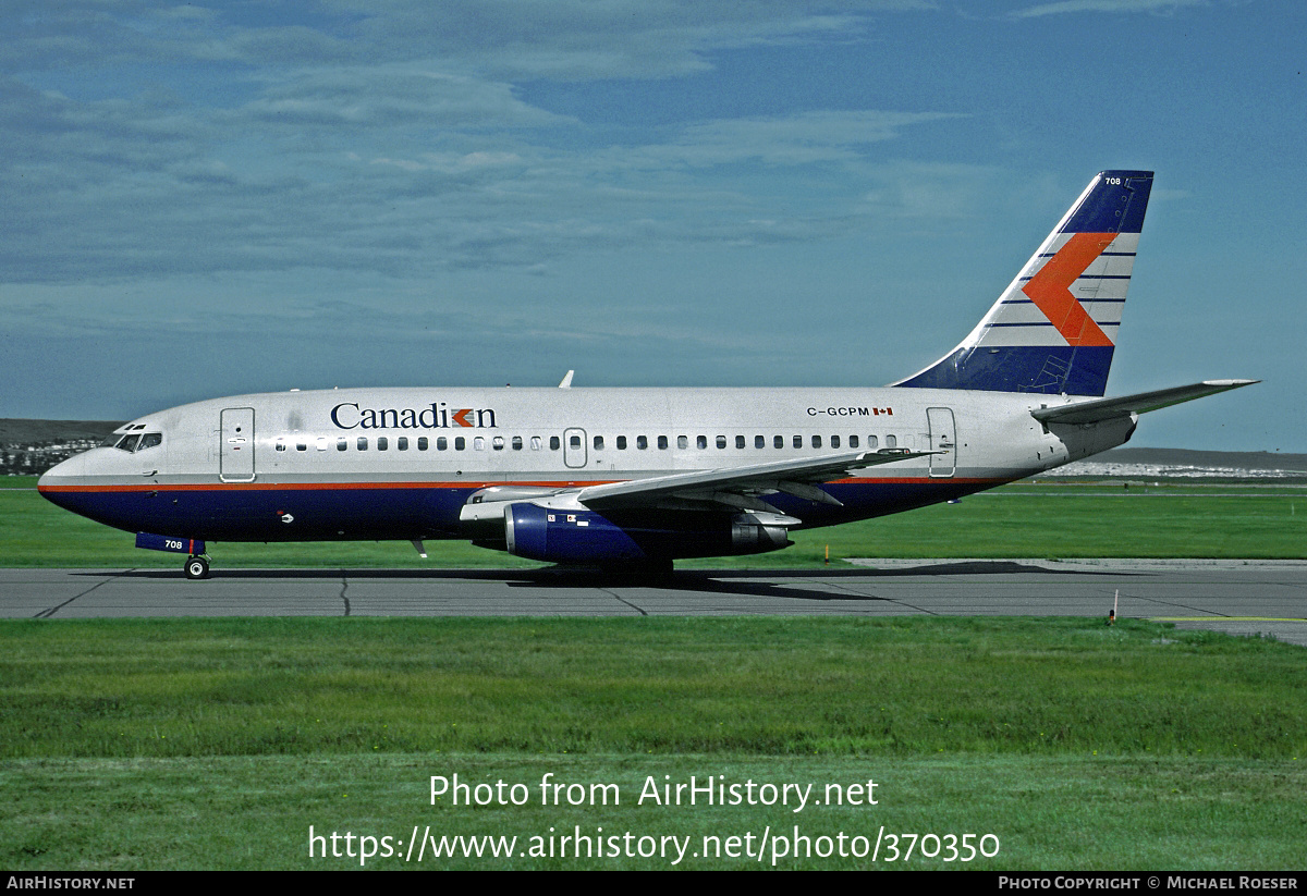 Aircraft Photo of C-GCPM | Boeing 737-217/Adv | Canadian Airlines | AirHistory.net #370350