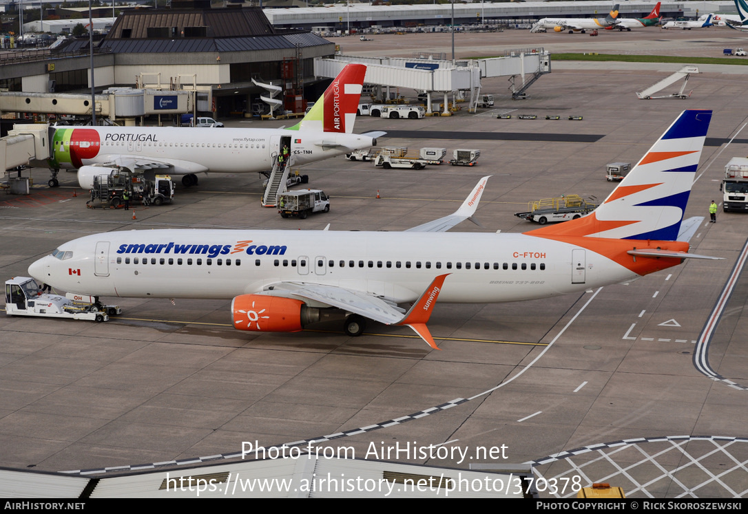 Aircraft Photo of C-FTOH | Boeing 737-8HX | Smartwings | AirHistory.net #370378