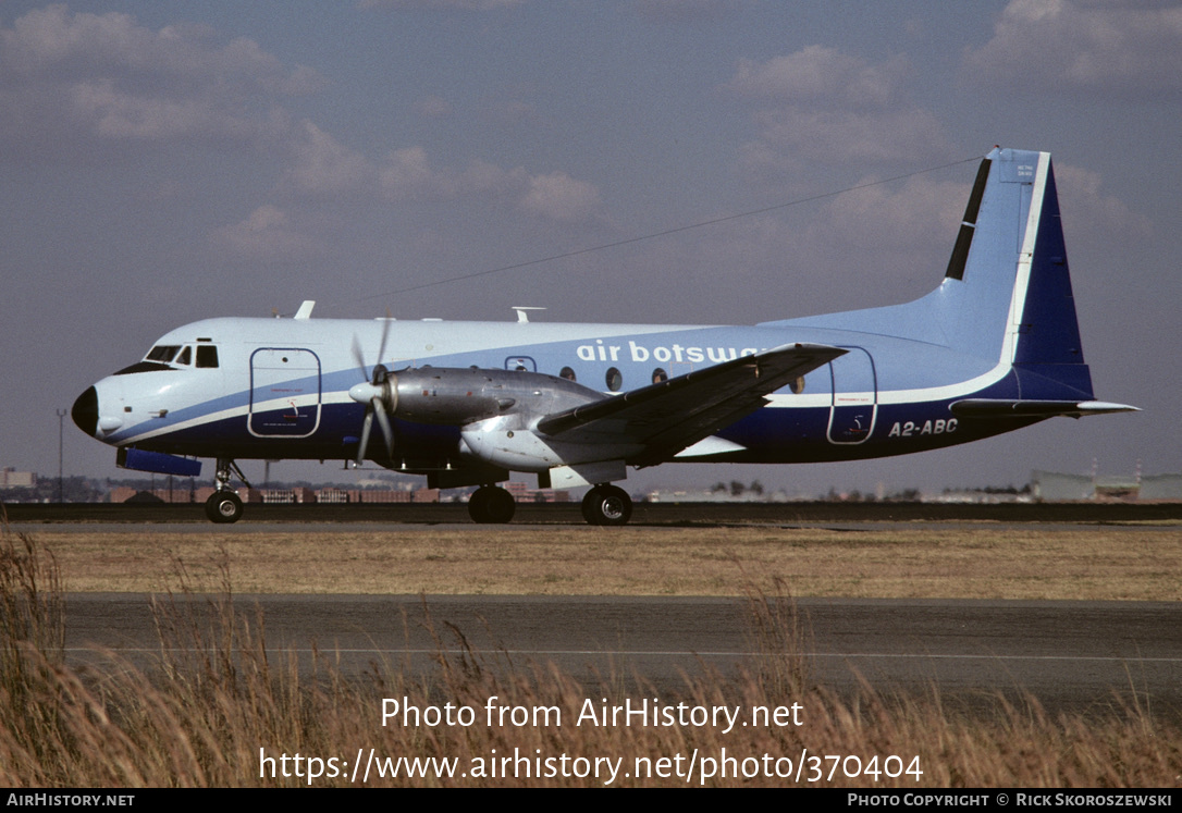 Aircraft Photo of A2-ABC | Hawker Siddeley HS-748 Srs2A/264 | Air Botswana | AirHistory.net #370404