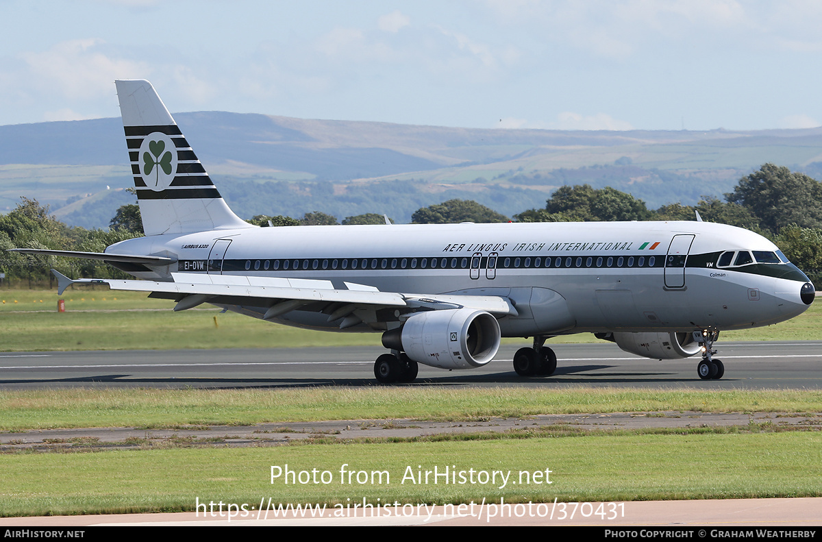 Aircraft Photo of EI-DVM | Airbus A320-214 | Aer Lingus | Aer Lingus - Irish International Airlines | AirHistory.net #370431