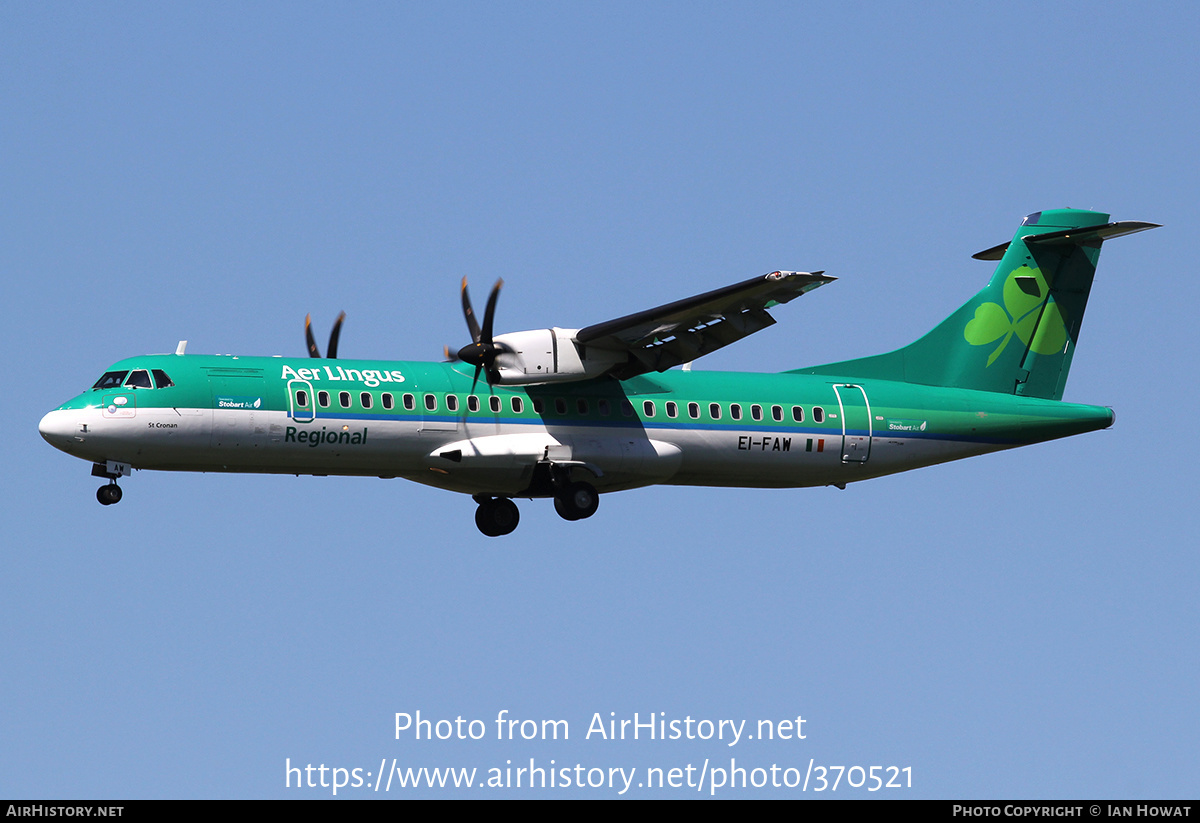 Aircraft Photo of EI-FAW | ATR ATR-72-600 (ATR-72-212A) | Aer Lingus ...