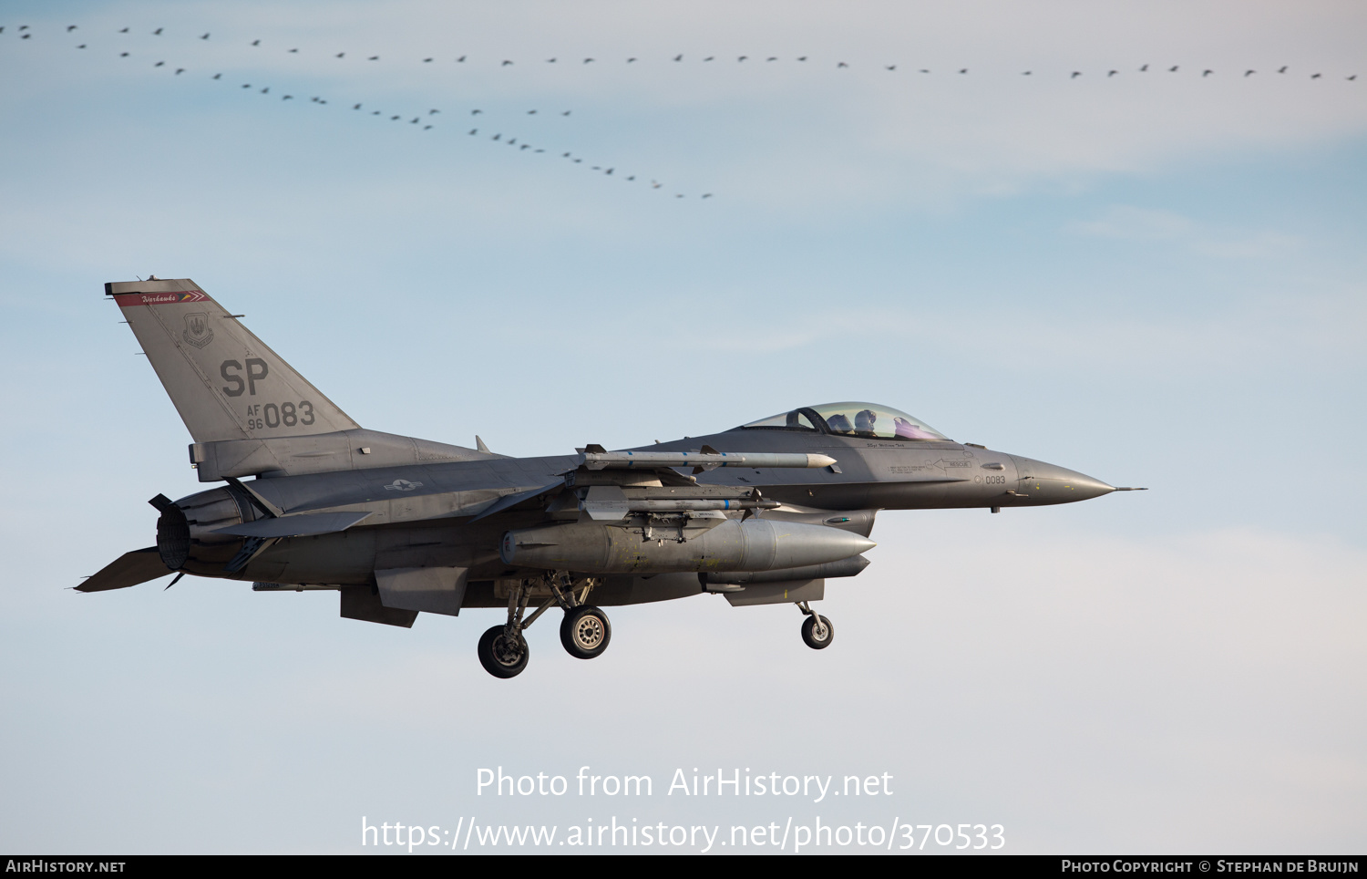 Aircraft Photo of 96-0083 / AF96-083 | Lockheed Martin F-16CM Fighting Falcon | USA - Air Force | AirHistory.net #370533