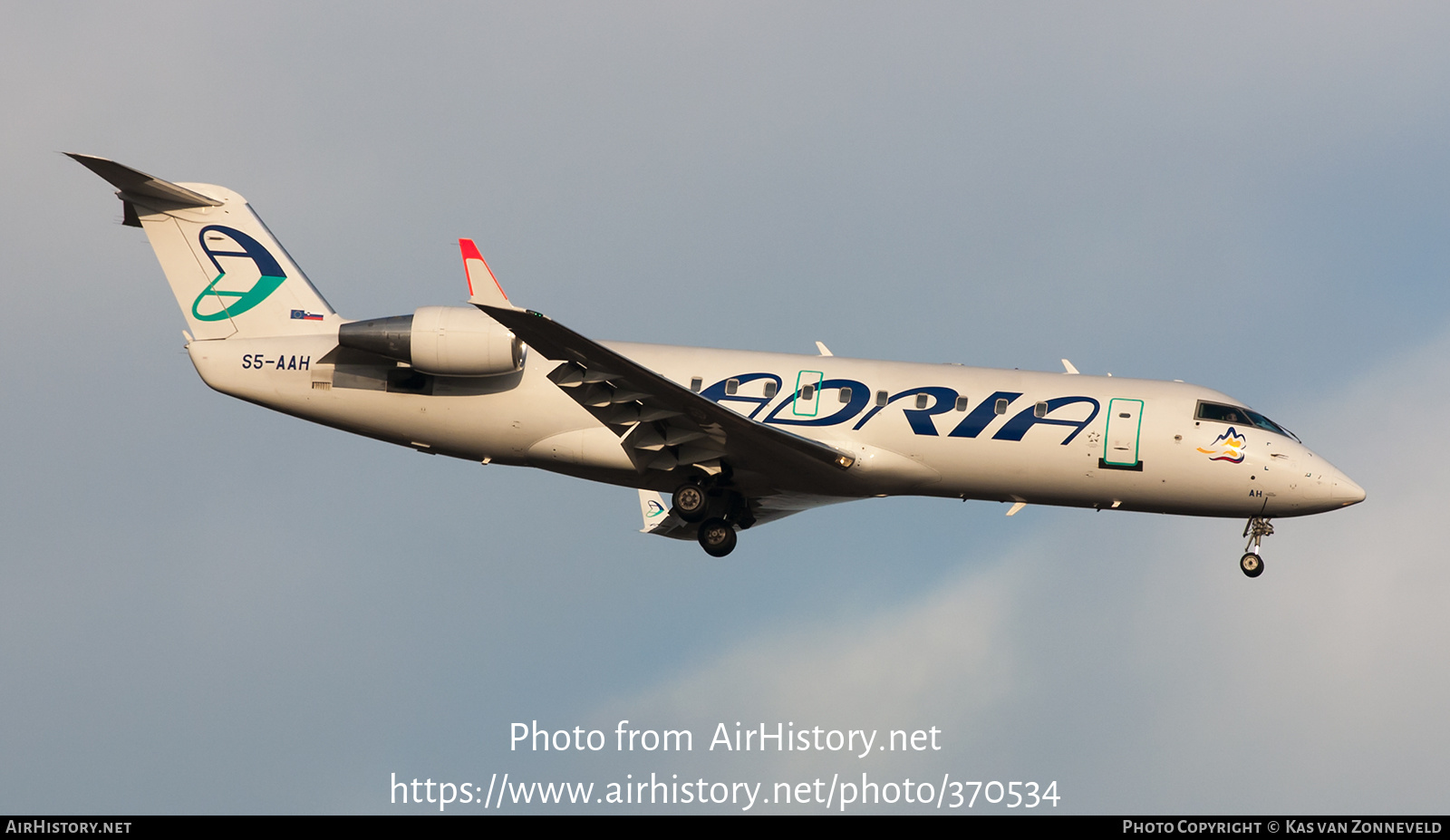 Aircraft Photo of S5-AAH | Canadair CRJ-100LR (CL-600-2B19) | Adria Airways | AirHistory.net #370534