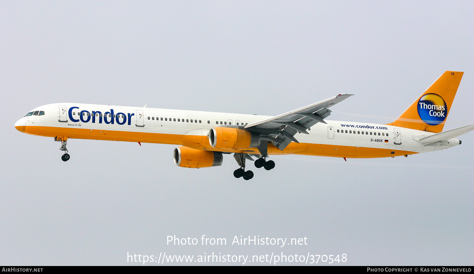 Aircraft Photo of D-ABOK | Boeing 757-330 | Condor Flugdienst | AirHistory.net #370548