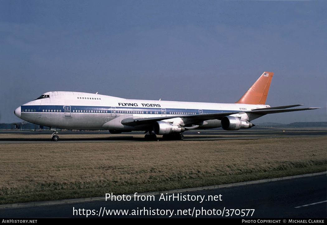 Aircraft Photo of N749WA | Boeing 747-273C | Flying Tigers | AirHistory.net #370577