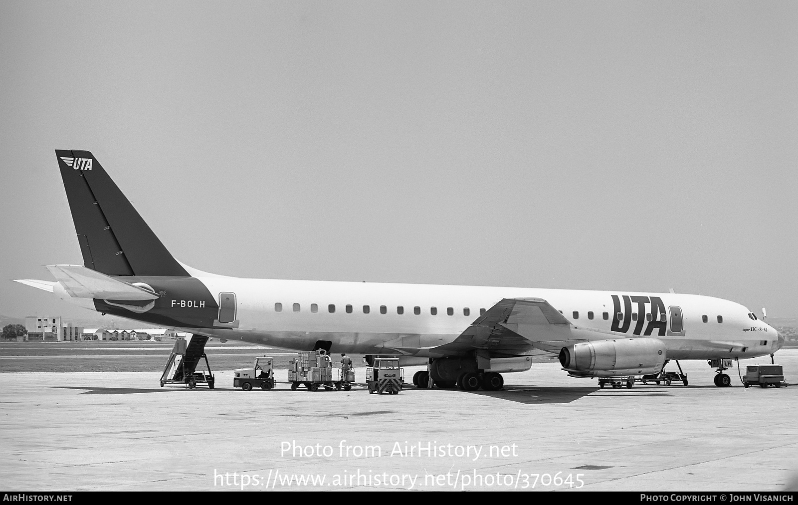 Aircraft Photo of F-BOLH | McDonnell Douglas DC-8-62 | UTA - Union de Transports Aériens | AirHistory.net #370645