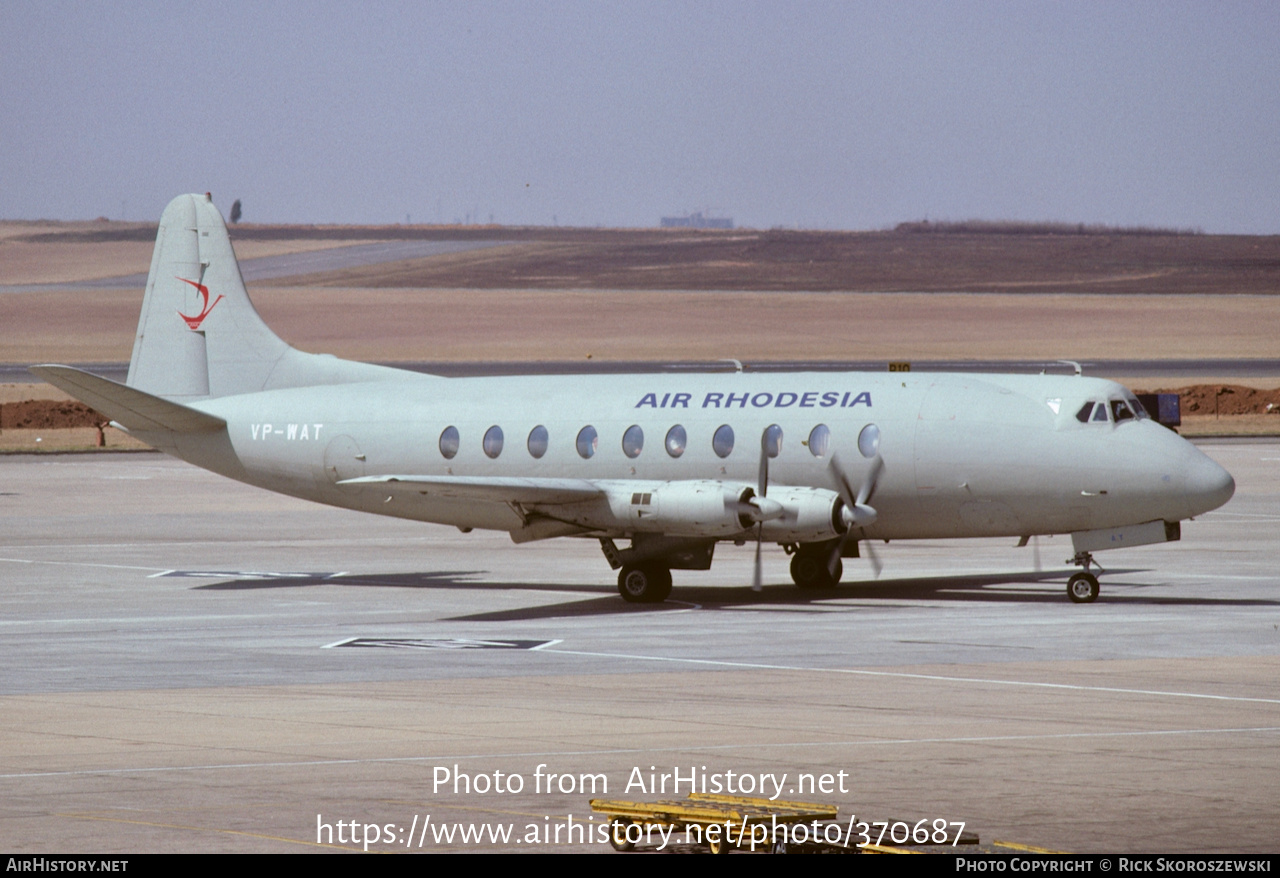 Aircraft Photo of VP-WAT | Vickers 782D Viscount | Air Rhodesia | AirHistory.net #370687