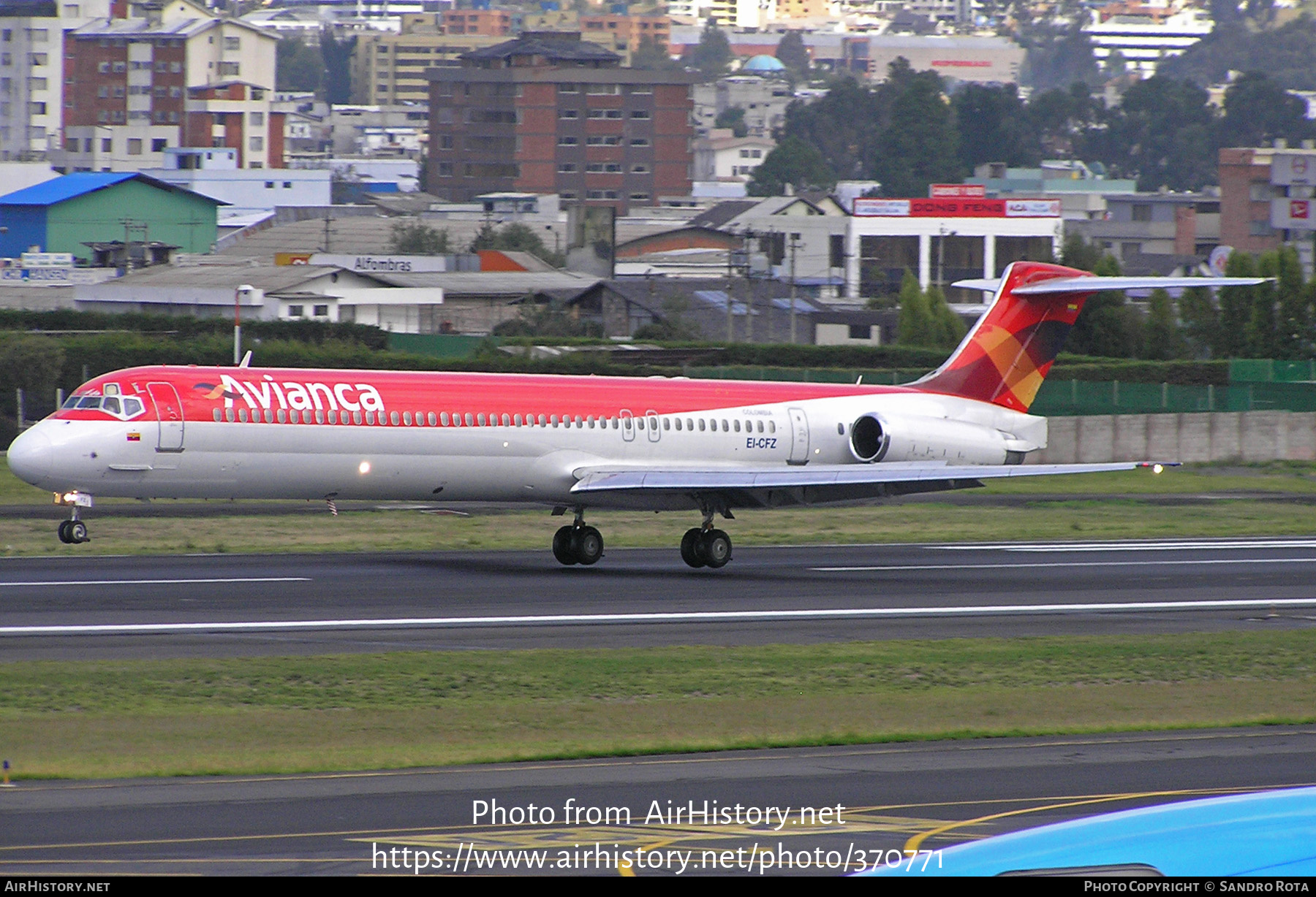 Aircraft Photo of EI-CFZ | McDonnell Douglas MD-83 (DC-9-83) | Avianca | AirHistory.net #370771