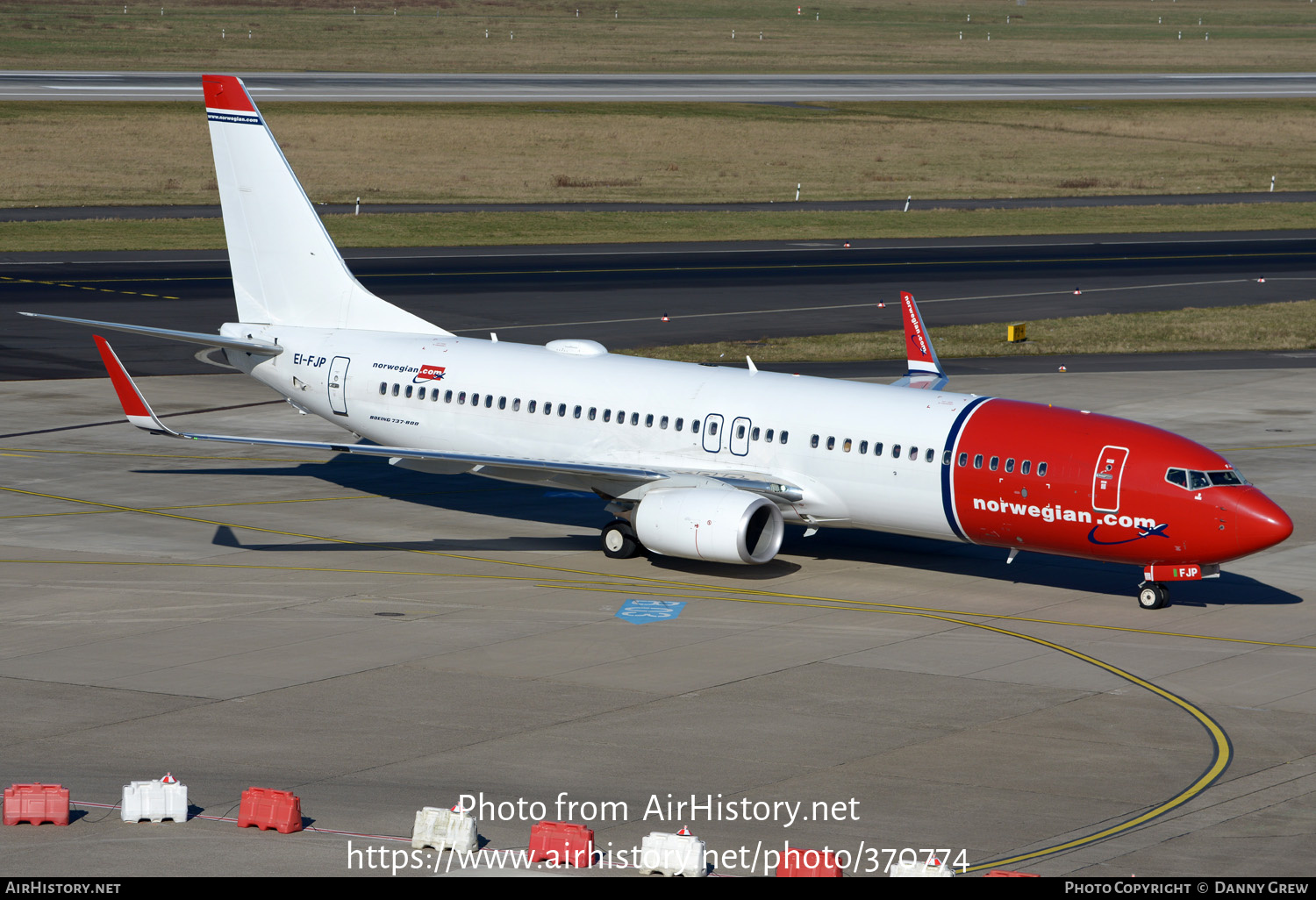 Aircraft Photo of EI-FJP | Boeing 737-8JP | Norwegian | AirHistory.net #370774