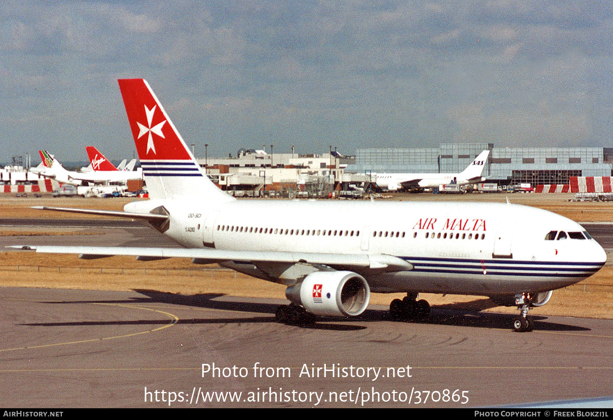 Aircraft Photo of OO-SCI | Airbus A310-222 | Air Malta | AirHistory.net #370865