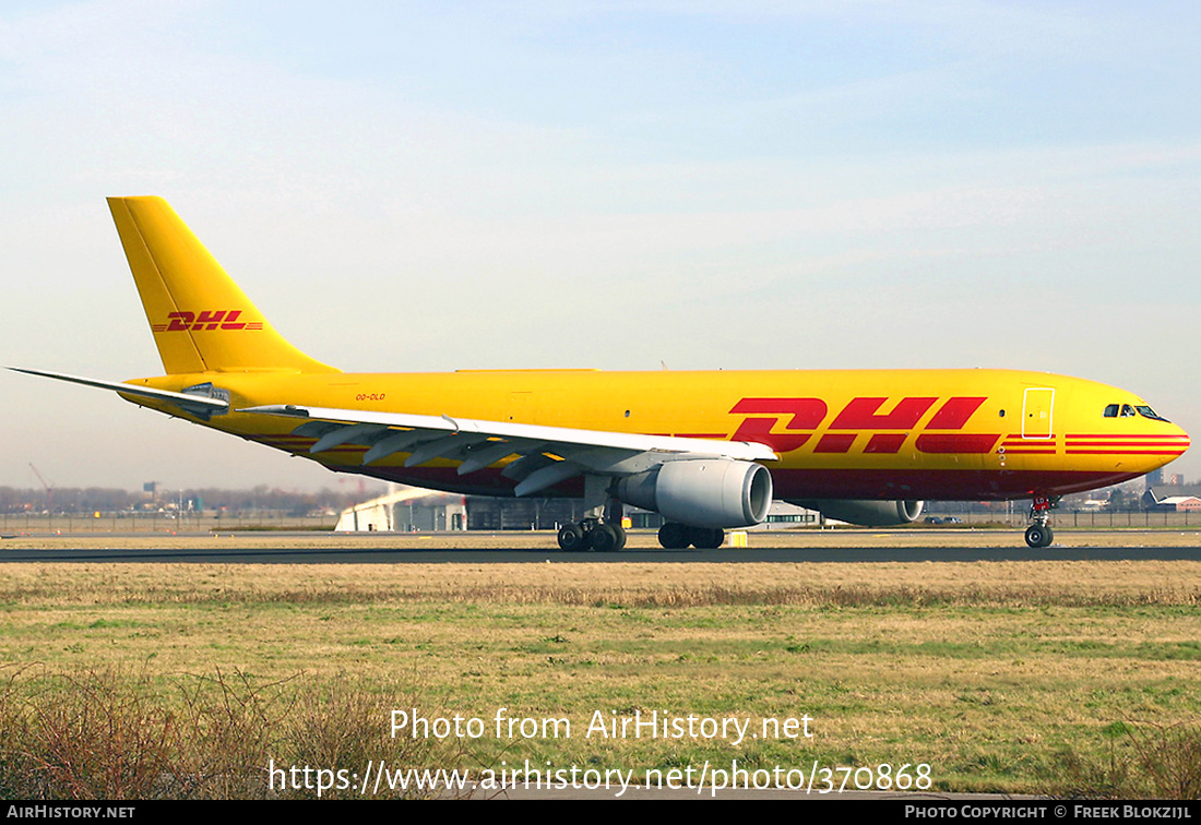 Aircraft Photo of OO-DLD | Airbus A300B4-203(F) | DHL International | AirHistory.net #370868