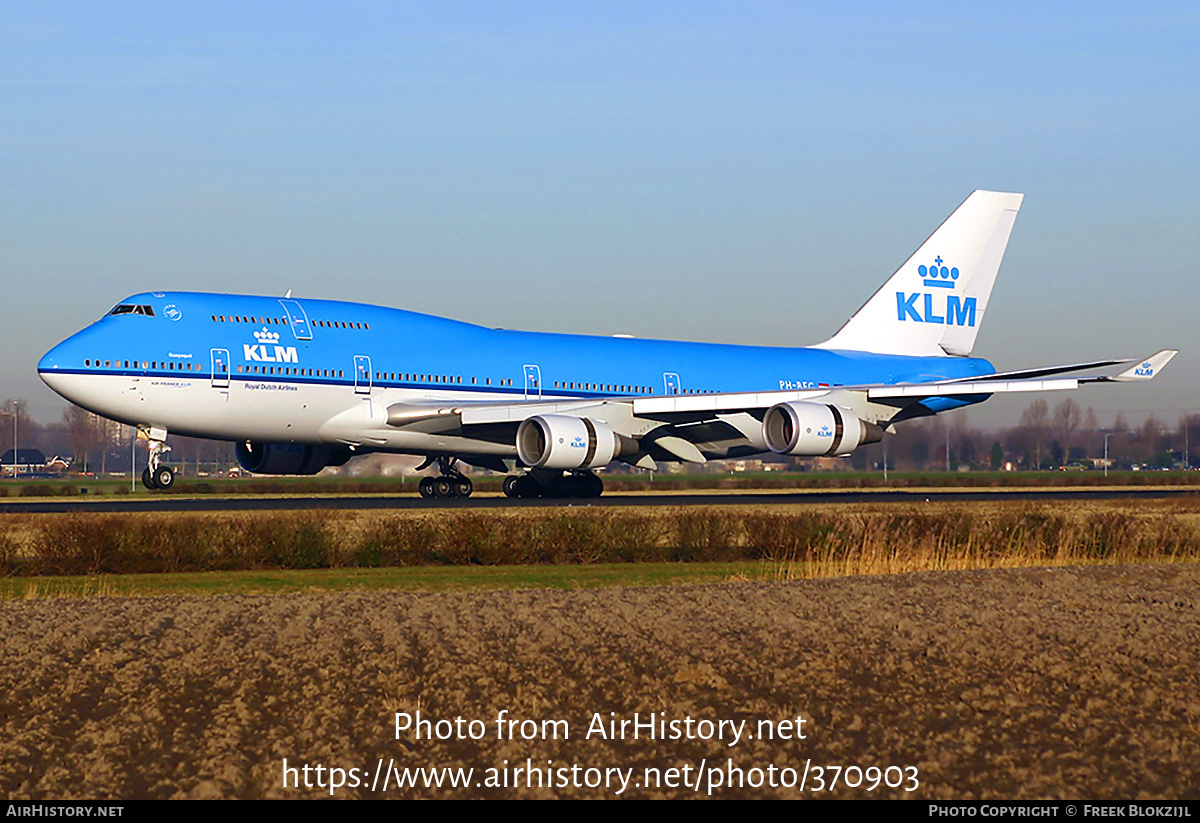 Aircraft Photo of PH-BFC | Boeing 747-406M | KLM - Royal Dutch Airlines | AirHistory.net #370903