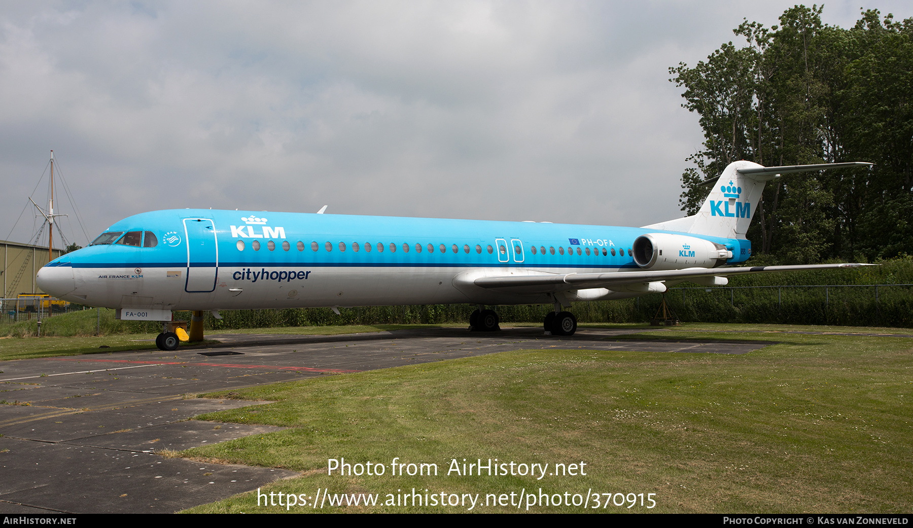 Aircraft Photo of PH-OFA | Fokker 100 (F28-0100) | KLM Cityhopper | AirHistory.net #370915