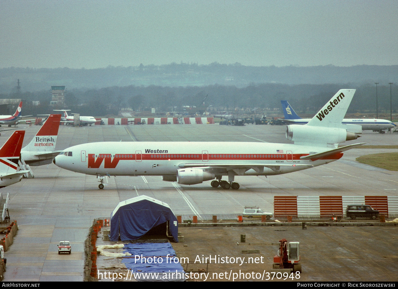 Aircraft Photo of N915WA | McDonnell Douglas DC-10-10 | Western Airlines | AirHistory.net #370948