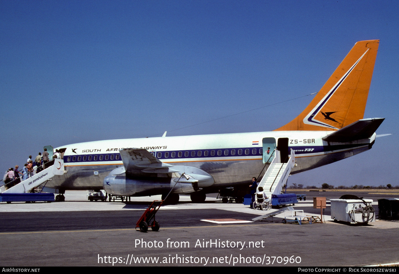 Aircraft Photo of ZS-SBR | Boeing 737-244 | South African Airways - Suid-Afrikaanse Lugdiens | AirHistory.net #370960