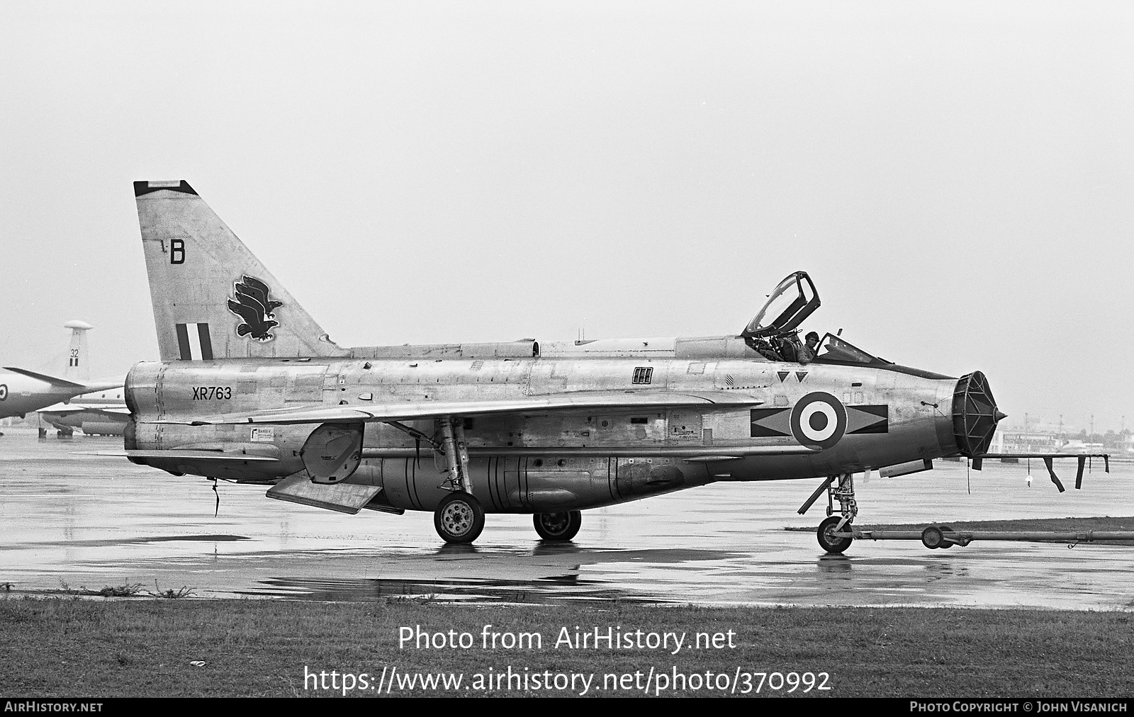 Aircraft Photo of XR763 | English Electric Lightning F6 | UK - Air Force | AirHistory.net #370992