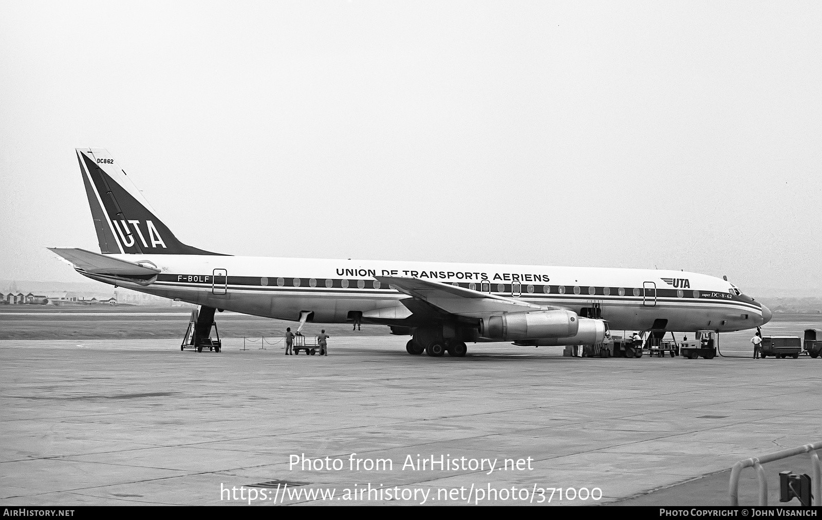 Aircraft Photo of F-BOLF | McDonnell Douglas DC-8-62 | UTA - Union de Transports Aériens | AirHistory.net #371000