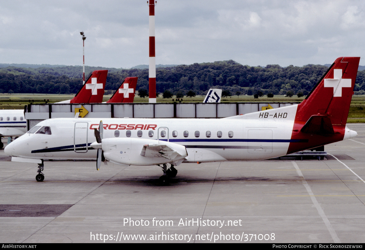 Aircraft Photo of HB-AHD | Saab-Fairchild SF-340A | Crossair | AirHistory.net #371008