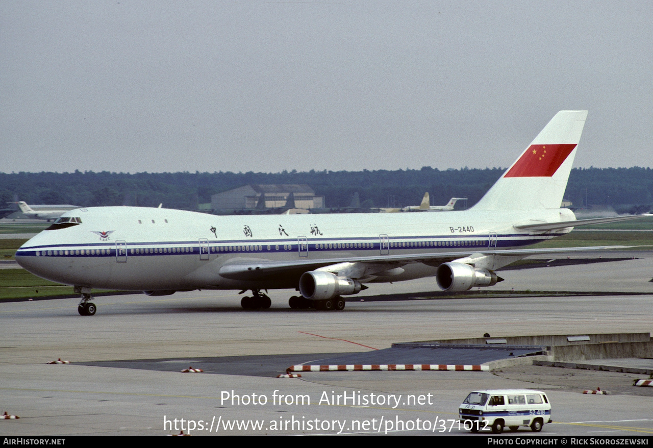 Aircraft Photo of B-2440 | Boeing 747-243B | CAAC - Civil Aviation Administration of China | AirHistory.net #371012