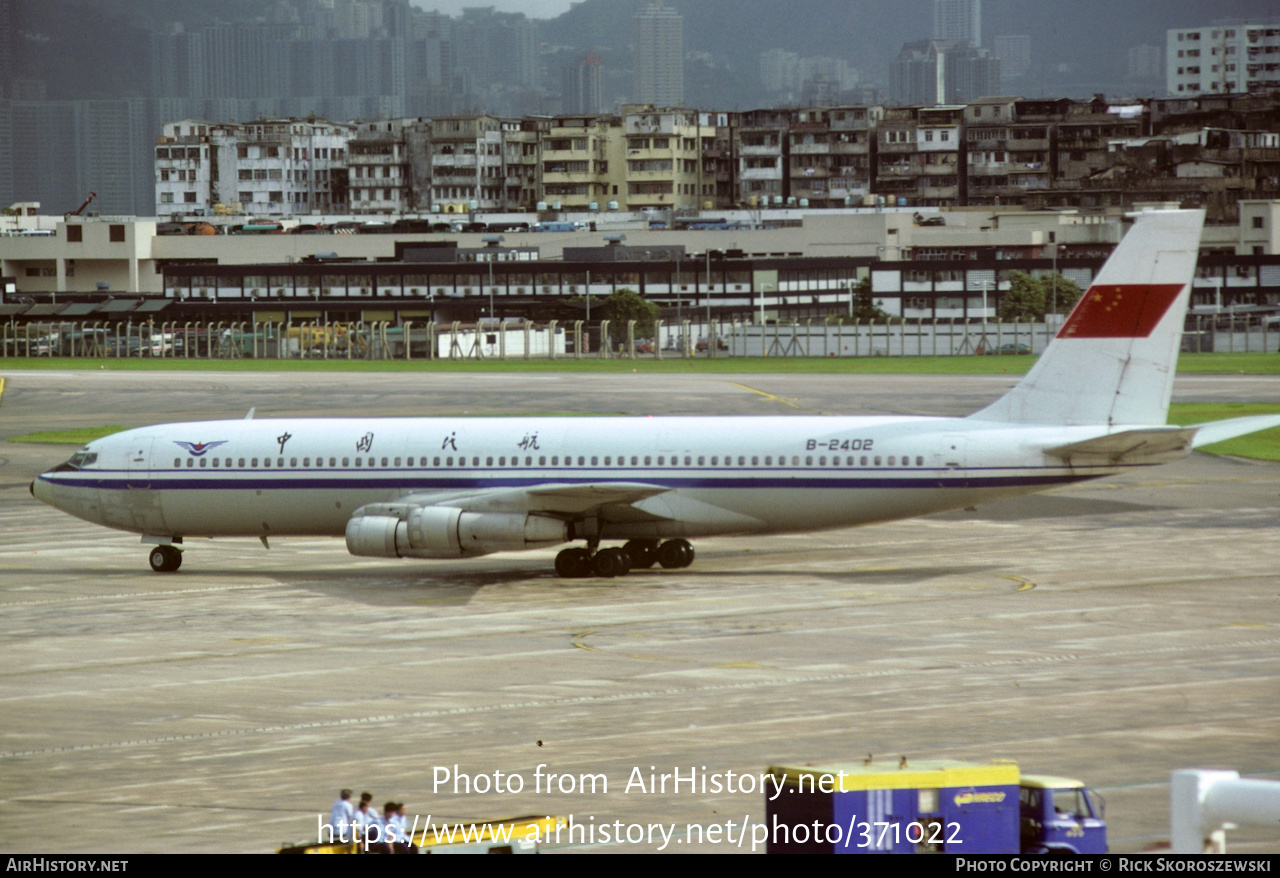 Aircraft Photo of B-2402 | Boeing 707-3J6B | CAAC - Civil Aviation Administration of China | AirHistory.net #371022