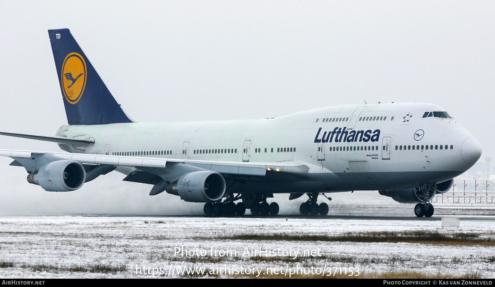 Aircraft Photo of D-ABTD | Boeing 747-430M | Lufthansa | AirHistory.net #371153