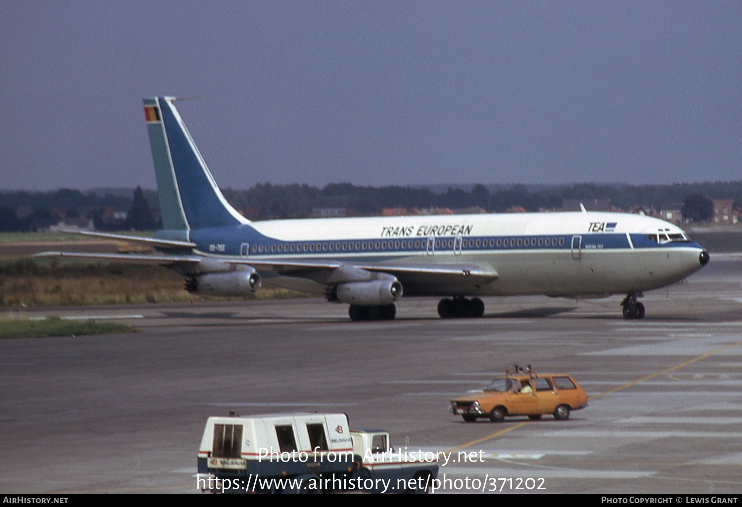 Aircraft Photo of OO-TEE | Boeing 707-131 | TEA - Trans European Airways | AirHistory.net #371202