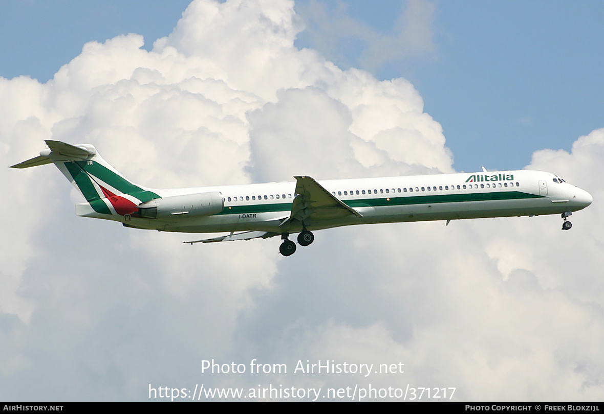 Aircraft Photo of I-DATR | McDonnell Douglas MD-82 (DC-9-82) | Alitalia | AirHistory.net #371217