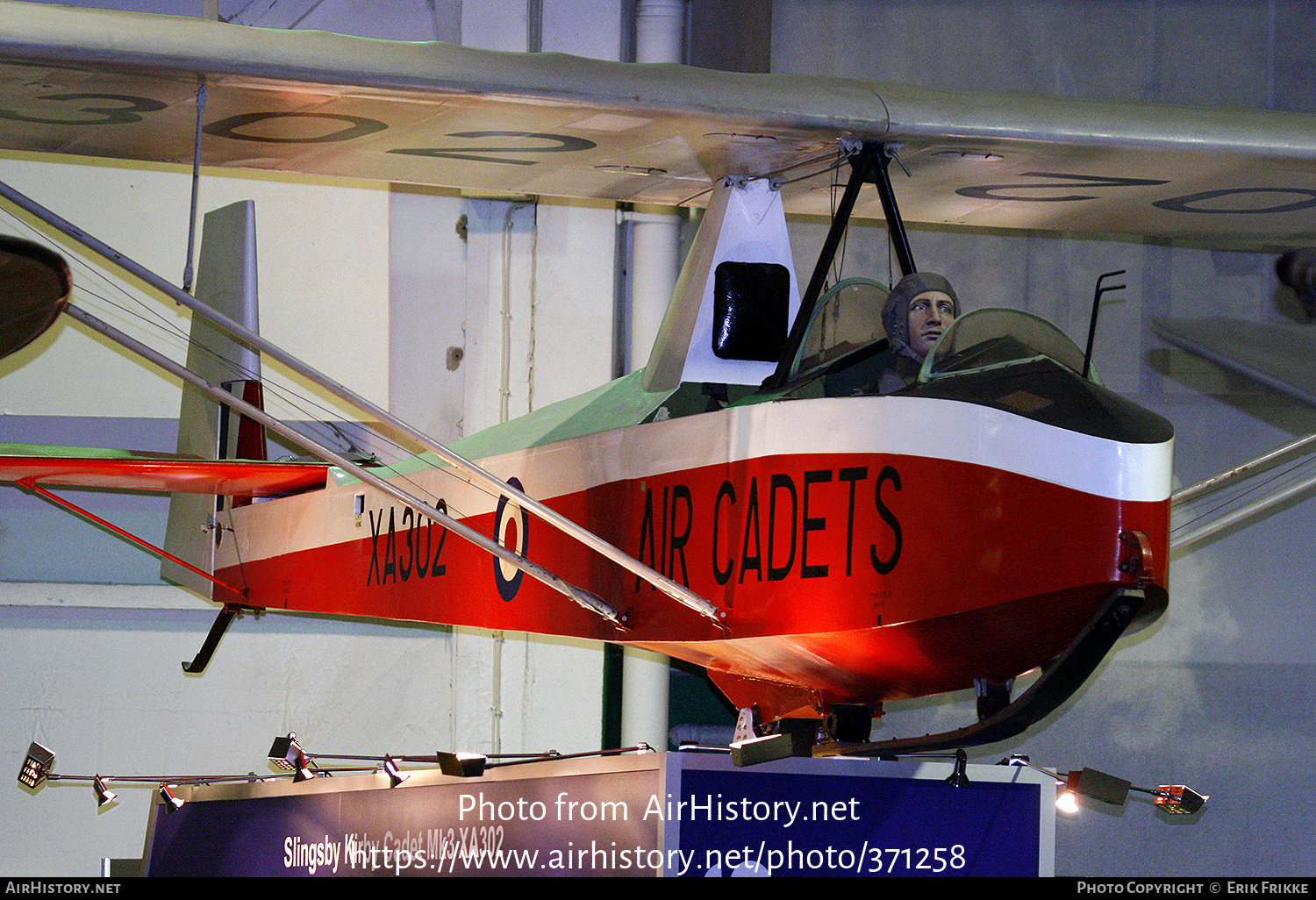 Aircraft Photo of XA302 | Slingsby T-31B Kirby Cadet TX3 | UK - Air Force | AirHistory.net #371258