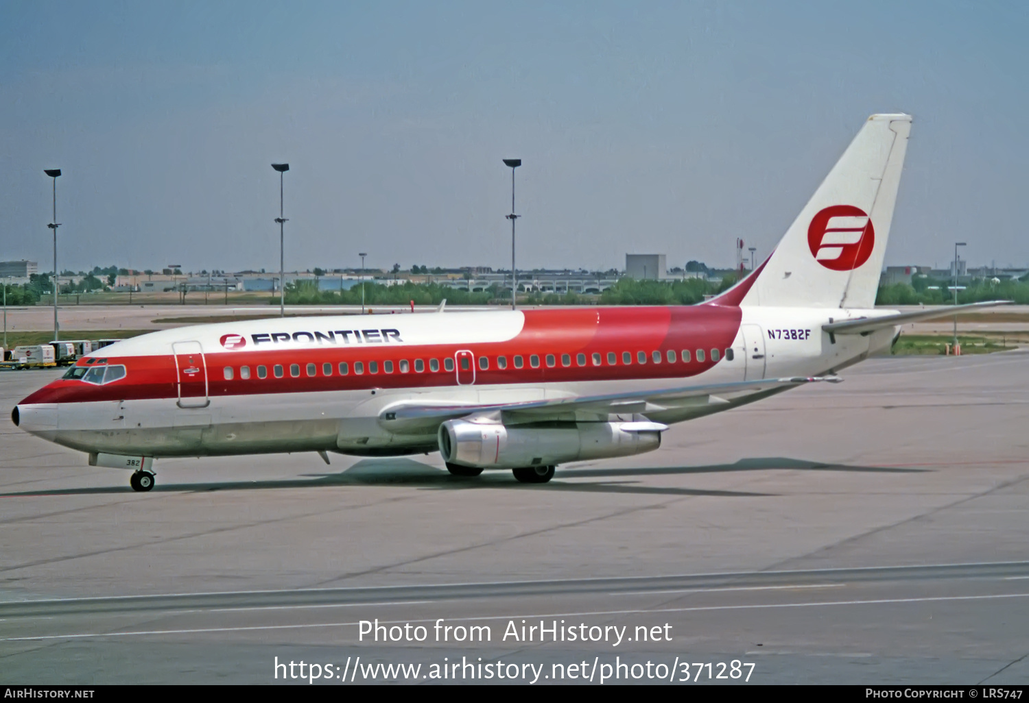 Aircraft Photo of N7382F | Boeing 737-212/Adv | Frontier Airlines | AirHistory.net #371287